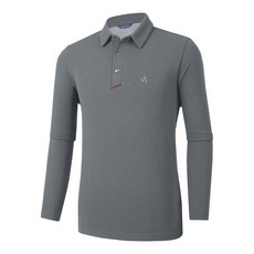 [김영주골프] 남성 긴팔 카라 티셔츠_골프 스판 미드시즌