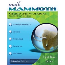 (영문도서) Math Mammoth Grade 3-B Worktext Canadian Version Paperback, English, 9781954379107