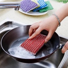 주방용 일회용수세미 캠핑 쇠수세미 강력 철수세미, 1개, 상세페이지 참조