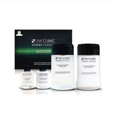 3w 클리닉 옴므 클래식 에센셜 스킨케어 2종세트 /남성스킨 로션/스킨/로션