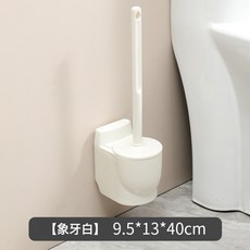 DFMEI 創意馬桶刷無死角廁所清潔刷家用衛生間可拆杆馬桶刷, 1個, 馬桶書【白色】:如圖