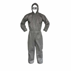 올인원 일회용 보호복 2XL 1EA 회색 안전복 원피스방 doi+588yb