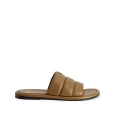 쥬세페자노티 하만드 퀼팅 가죽 슬라이더 샌들