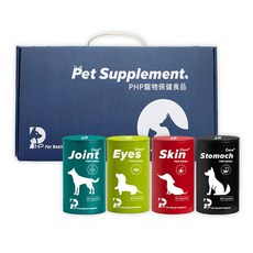 【PHP】狗狗四入禮盒組，關節保健、眼睛保健、皮膚保健、腸胃保健，一次滿足毛孩多重需求, 1個