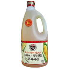 옥수수식용유 (백설 1.8L) 식용유 튀김요리용 담백한맛 삼겹살구이용 볶음밥용, 1개, 1.8L