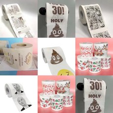 鴨子印花捲紙，學生家用衛生紙，捲筒式廁所用紙，柔軟舒適，經濟實惠, 1個, 創意機混裝捲紙（共6卷）