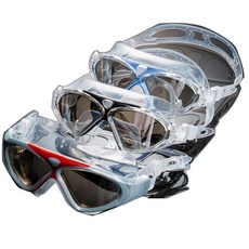 비앤드 미러코팅 와이드렌즈 수경 ISG-162MR, 블루