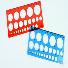 픽봄 원형도형자 도안자 준비물, 소