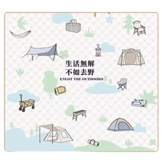 StarR NATURE 알루미늄 피크닉 매트 6mm, 캠핑 낙서