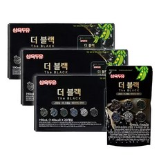 (삼육두유)더블랙 프리미엄 파우치 190ml 60팩, 60개