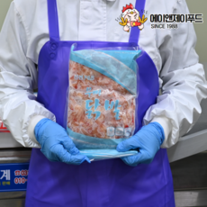 [에이앤제이푸드] 국내산 무염 뼈없는 닭발 (냉동), 1개, 1kg