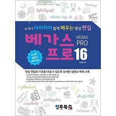 베가스 프로 16 누구나 따라하며 쉽게 배우는 영상 편집, 인투북스
