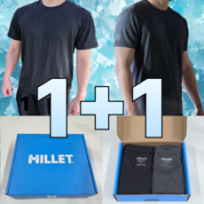 밀레 냉감 쿨티셔츠 기능성 티셔츠 반팔티 흡속 건속 냉장고