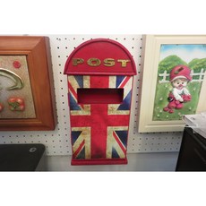 英國旗鑰匙盒 keybox 可當信箱, 1個