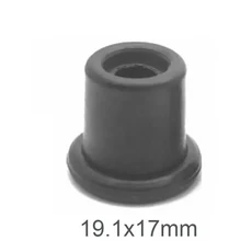 오토바이 스쿠터 브레이크 상부 펌프 피스톤 먼지 커버 고무 디스크 방수, 1개, 02 19.1x17mm
