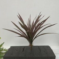 高仿真綠植蕨草綠色蕨類植物腎蕨熱帶雨林軟膠櫥窗景觀造景裝飾, 40cm紫色吊蘭草, 1個