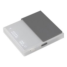 MILA 咖啡用電子秤，高精度感應，輕巧便攜，精準測量咖啡豆重量, 白色, 1個, 詳見包裝