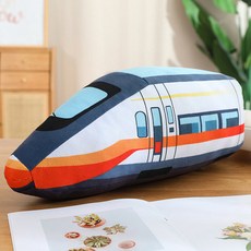비행기 모양 쿠션 소파 굴삭기 소방차 굴착기 베개 인형 기차 45cm, 45cm 동력차