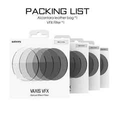 Vaxis 95mm 필터 IRND 퓨어 미스트 블랙 프로 편광 VI 라인 Tilta MB-T16 매트 박스 용 크로스 레인보우 눈, 21 IRND kit 1