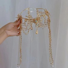 台灣出貨 西域古風情超仙漢服配飾異域頭飾眉心墜高流蘇民族額飾髮飾公主