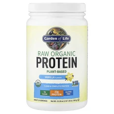 몸관리하세요 겨울입니다 Garden of Life 무가공 유기농 단백질 바닐라 맛 660g(1lb/7.28oz) 특별관리진행, GardenofLife무가공유기농단백질바닐라맛660g1, 660g, 1개