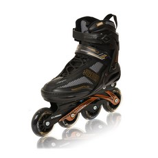 랜드웨이 센 피트니스 성인용 인라인스케이트, 블랙, 1개