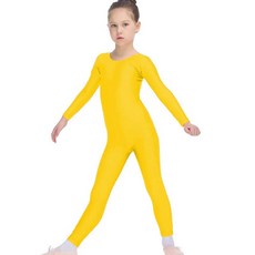 클래식 키즈 발레 댄스 유니타드 의상 스판덱스 체조 전신 원피스 점프 슈트 소녀 블랙 긴 소매 스쿠프 넥 201743