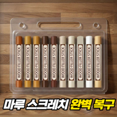 룸앤업 완벽보수 마루 바닥 스크래치 메꿈 크레용, 10개