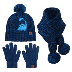 Habawoo Tosaja兒童動物朋友們冬季帽子圍巾手套 3件組