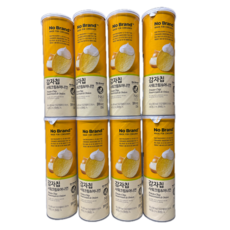 노브랜드 감자칩 샤워크림 앤 어니언 160g, 8개