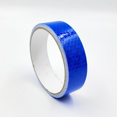 (폭2.5cm) 구급대원 야간 반사 테이프 야광 고휘도 (파란색), 1개