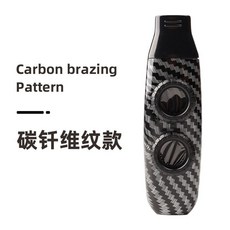 卡祖笛KAZOO專業級演奏級 雙孔卡組笛子易學 高音新型樂器嘟嘟笛, 1個, 碳纖維紋款卡祖笛【贈送笛膜+掛繩】