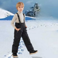 어린이 스키바지 유아스키복 눈썰매 바지 남아 여자
