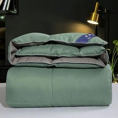 구스다운이불 구스다운이불세트 4계절구스다운이불 계절 구스다운 오리 이불 따뜻하고 편안한 코튼 퀼트 킹 퀸 풀 사이즈 호텔 겨울 던지기 담요, Style-e