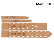 새로운 여성 남성 시계 스트랩 밴드 스텐실 템플릿 금형 금형 DIY 가죽 공예 도구, [01] 1, 1개