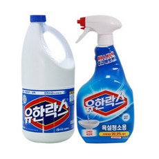 유한락스 레귤러 2L+욕실세정제 600ml, 1세트