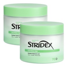 스트라이덱스 카밍 패드 230ml, 2개, 70개입