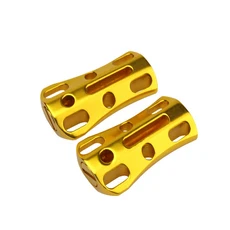 낚시 릴 핸들 손잡이 DIY 수리 릴 로커 암 그립 S/D 브랜드 핸들 스피닝 베이트 캐스팅 낚시 릴 액세서리 2 개, Gold, 규격 없음