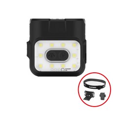 크레모아 캡온 캡라이트 120H + 웨어러블키트 LED헤드랜턴, 1개, 120H블랙+웨어러블키트