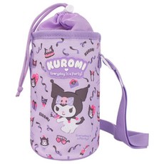 산리오 파티 물병가방 시나모롤 쿠로미 물병 주머니 물통 파우치, 퍼플(쿠로미)