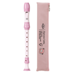 다벨 소프라노 리코더 바로크식 DSR-311B, PINK (분홍), 5개