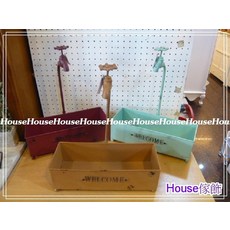 House傢飾 水龍頭造型長方花器 復古工業風鐵製花盆