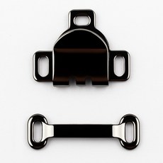 마이깡 바지후크 치마후크 바지걸고리 1단, 1개, 일단마이깡 대-흑니켈10쌍