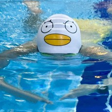 오리 수모 실리콘 수영모자 귀여운 캐릭터