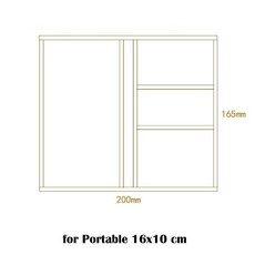 여행자 노트 옥스포드 헝겊 포켓 보관 주머니 4 크기 나선형 소 가죽 일기 카드 가방 핫 받기, for Portable 16x10cm