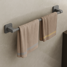 헤인느 튼튼한 무타공 욕실 수건걸이 화장실 수건거치대, 50cm, 1개