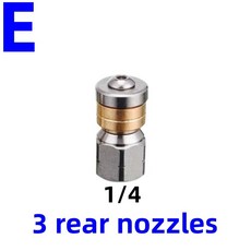 하수구 배수 청소 깍지 G14 내부 스레드 고압 깍지 고압 호스 청소 키트, 없음, 1개