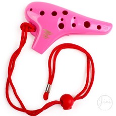 JINI 미니 오카리나 소프라노C 핑크 오카리나연습용