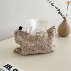 紅色針織家用布藝紙巾盒客廳原創桌面抽紙收納盒收納袋車載感綠色, 奶白色