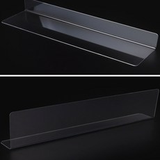 홍해지구 L형 칸막이 25x6cm 1P 일반형 아크릴파티션, 투명